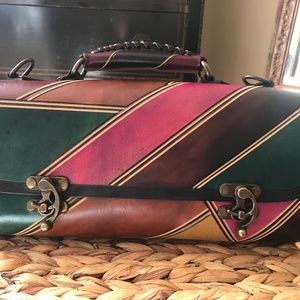 Multi-Colored Leather Purse